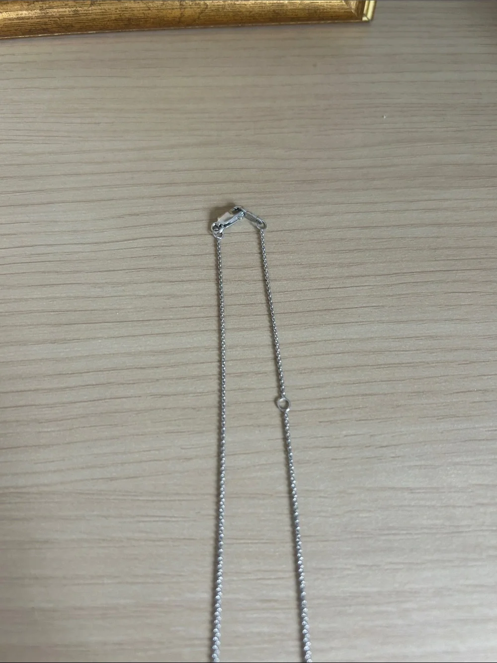 Macy’s Crystal Crescent Bar Necklace - perfect condition